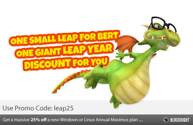 Bert Says Save On Hosting!